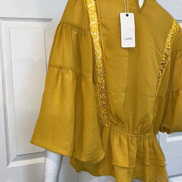 🔥lumie from Neiman Marcus blouse top - Picture 9 of 9